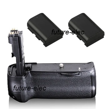 

New 2-Step Vertical Power Shutter Battery Hand Handle Grip Holder Hold For Canon EOS 60D 60Da DSLR Camera as BG-E9 + 2 x LP-E6