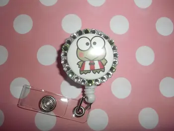 

Frog and Hello Kitty ID Badge/holder Retractable Reel 10pcs/lot