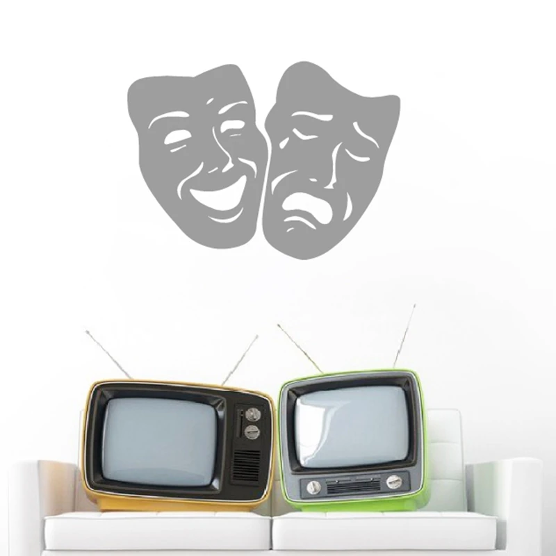 Mask Tragedy And Comedy Wall Art Decals