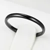 MANGOSKY 2mm noir titane anneaux pour hommes femmes doigt en gros livraison directe ► Photo 3/6