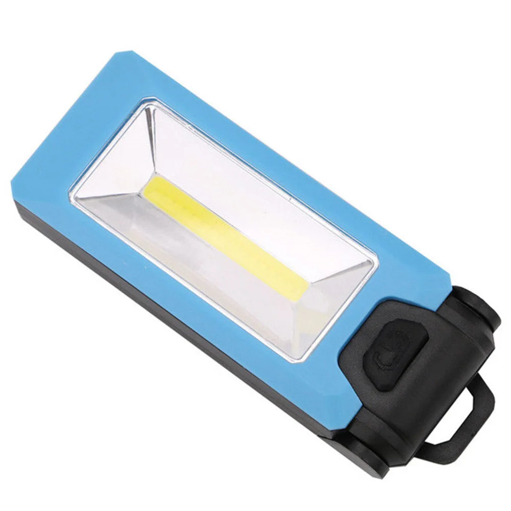

Camping Outdoor DIY Foldable COB LED Mini Flashlight Security Work Light Emergence Plastic Car With Magnetic Base