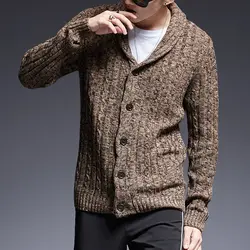 2019, Новая мода бренд свитеры для женщин Человек Kardigan Топ класс Slim Fit вязаные Джемперы толстые Осенние корейский стиль повседневное мужская