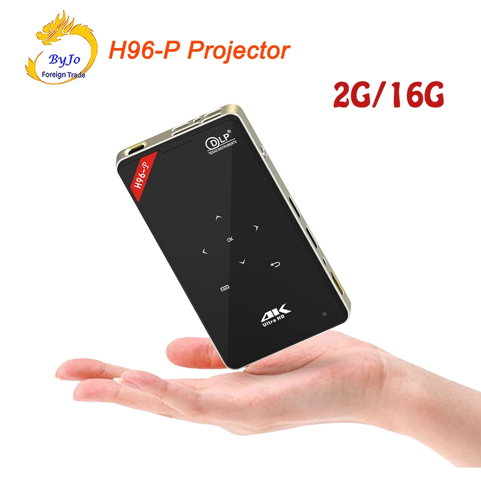 H96-P проектор 2G 16G S905 мини портативный карманный проектор DLP проектор Android proyector Система домашнего кинотеатра H96p