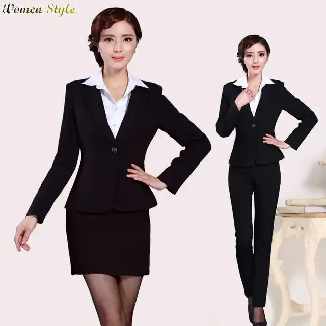 Free Shipping 2015 slim interview outfit wear suits womens ...