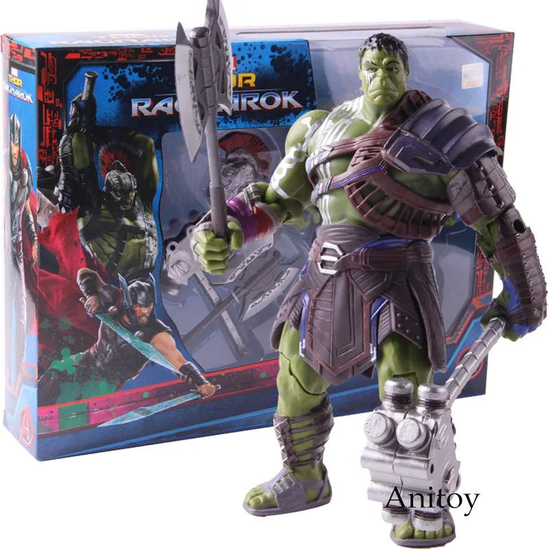 

Marvel Thor Ragnarok Superhero Hulk Robert Bruce Banner Action Figure PVC Collectible Model Toy