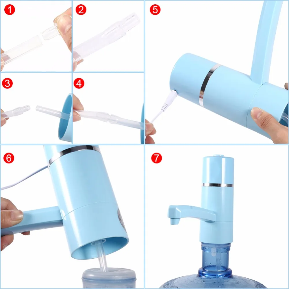 Электрический диспенсер воды портативный галлон питьевой бутылки переключатель умный беспроводной Водяной насос оборудование для очистки воды