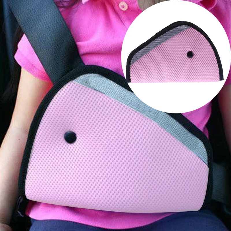 Car Safety Belt Baby Triangle Safety Seat Belt Adjuster Pad Auto Kids