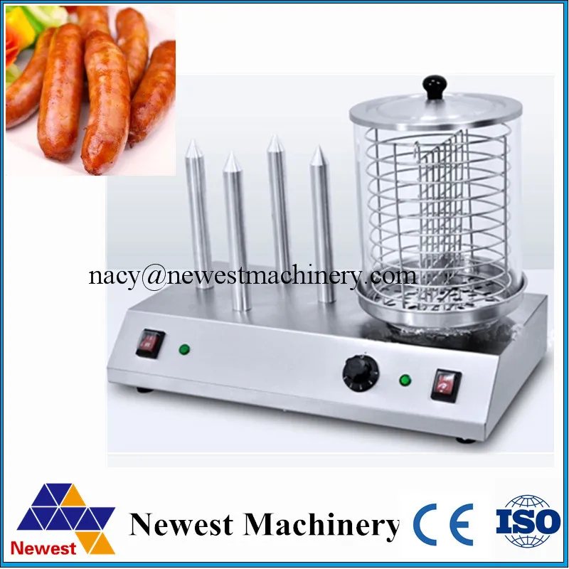 Commercial Electric Steaming Hot Dog Sausage Steamer Warmer Machine For