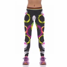 Geometric Patterns Leggings Women New 3D Sporting Pants Elastic Breathable Quick-Dry Fitness Workout Clothes For Female 22 Style