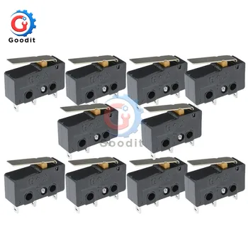 

10PCS Micro Switch 5A 250V Tact Switch on off 3 PIN Buckle New Micro Switch KW11-3Z