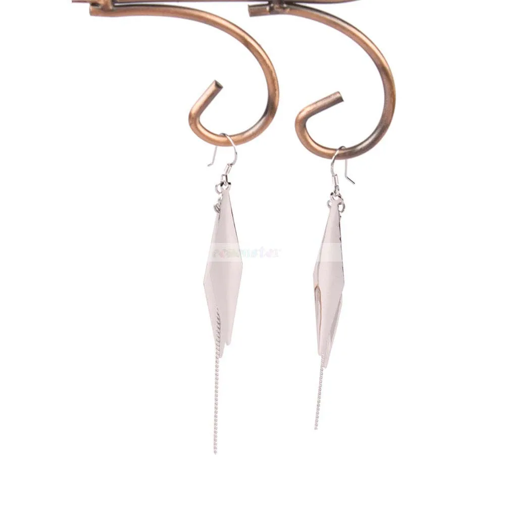 Fashion Leaf-Shaped Earrings With A Vertical Bar Freee shipping | Украшения и аксессуары