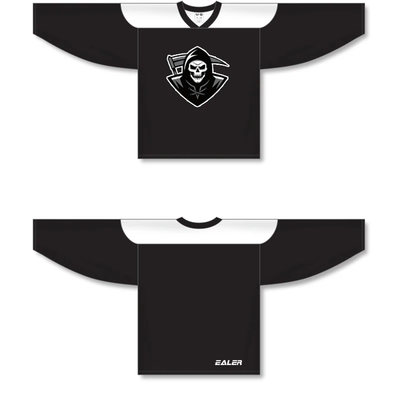Coldindoor винтажные хоккейные тренировочные майки набор с принтом пиратского логотипа дешевые высокое качество H6100-17 - Цвет: jersey