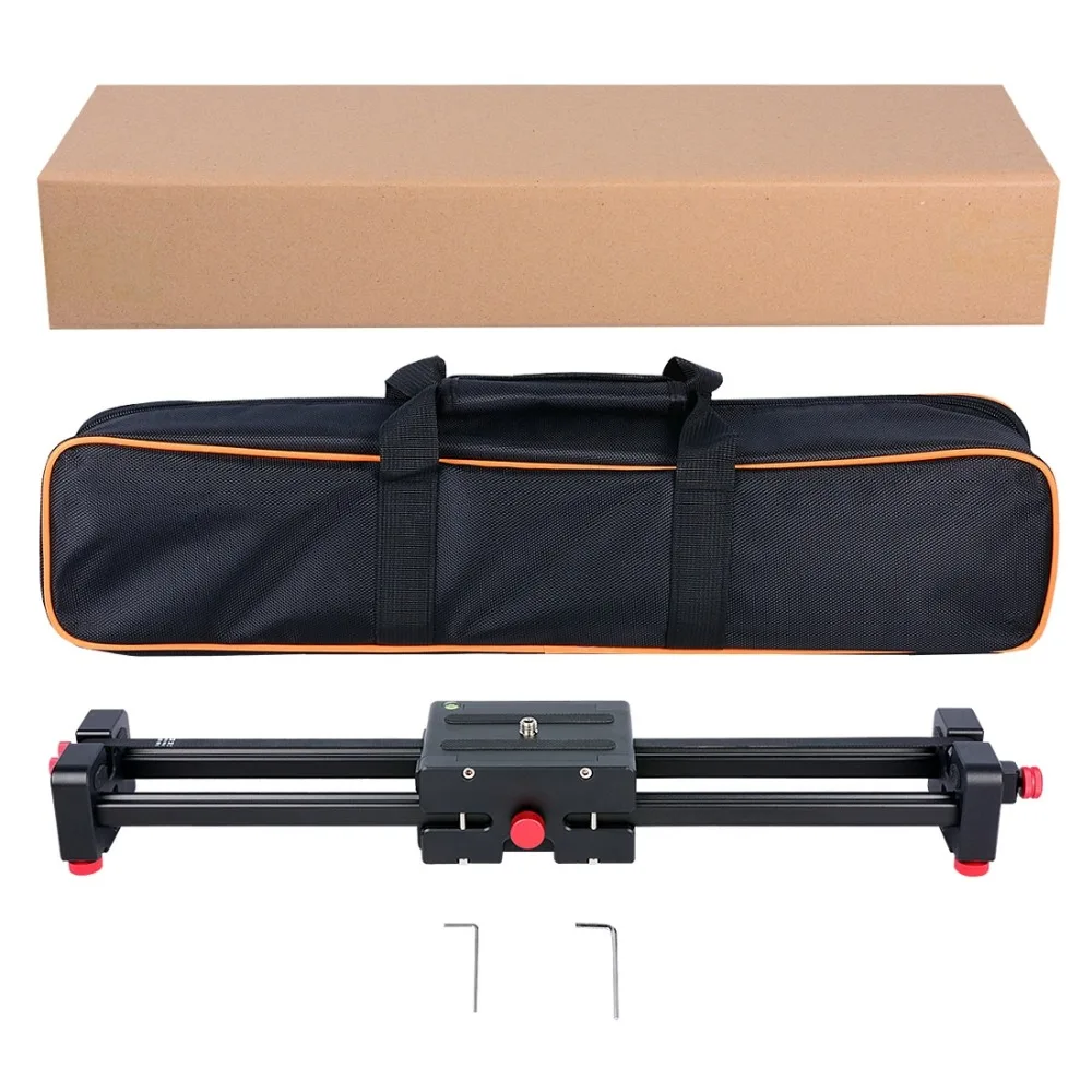 PULUZ Camera Video Slider 50cm / 100cm (Installs on Tripod) Slide Rail Track Stabilizer for DSLR / SLR Cameras / Video Cameras