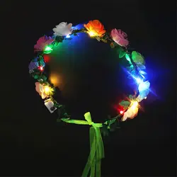 BXLYY1pc Свадебные украшения светящаяся гирлянда светодиодная повязка на голову детские игрушки Рождественские украшения дома аксессуары Baby