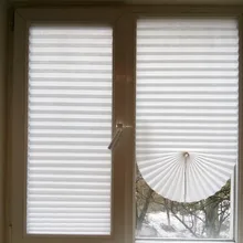 Easy Lift Cordless Pleated Light Blocking Shade Window Blinds Apartment Home Use Window Curtain Blackout