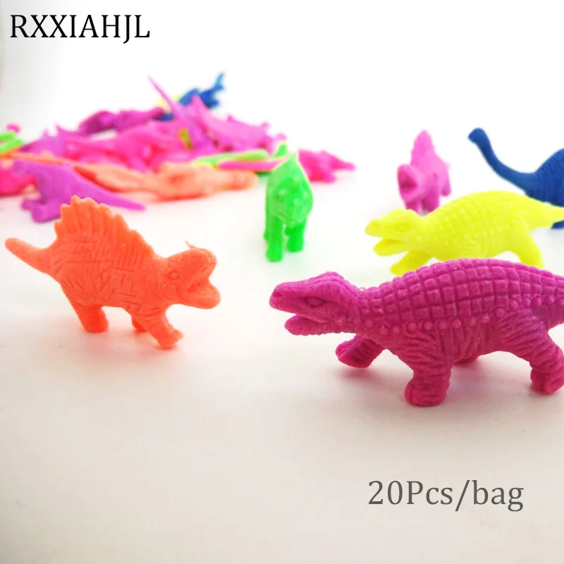 

20Pcs Children's Toy Multi-Colored Marine Forest Dinosaur Magic growth Crystal mud Growing in water