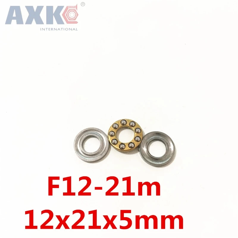 Axk 10 шт./лот F12 21m 12 мм X 21 5 12x21x5 Осевая Бал подшипник Фирменная Новинка|Подшипники| |