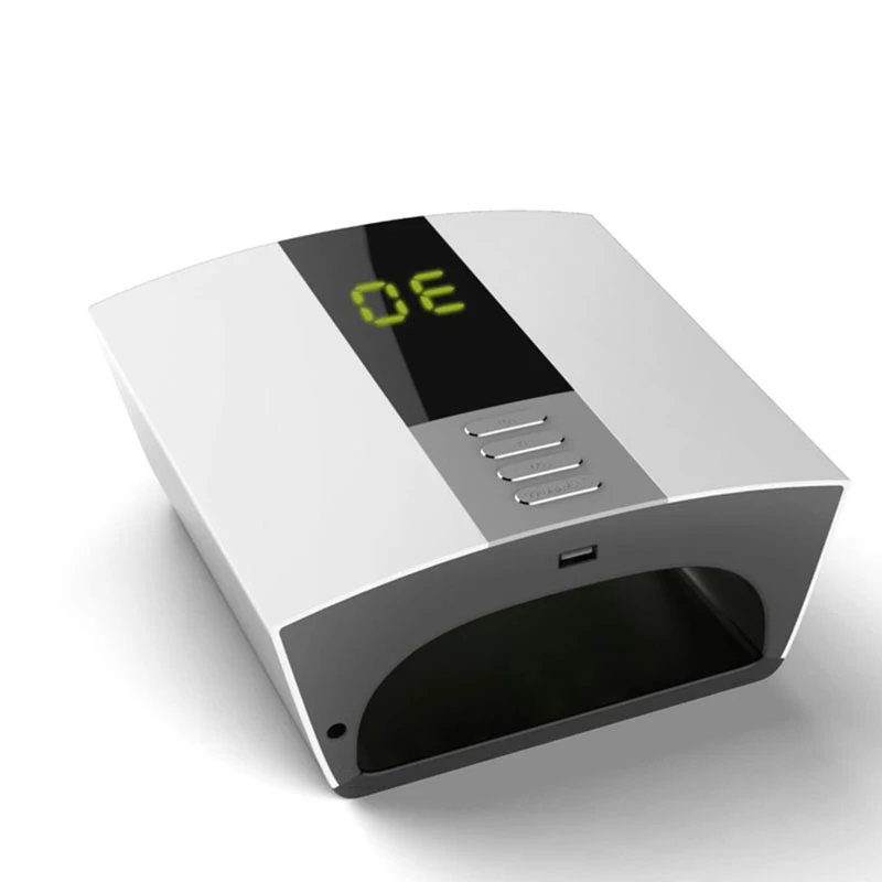 

48W/60W Dual UV LED Lamp Nail Dryer Gel Polish Curing Light with LCD Display Screen Varnish Drying Lamps
