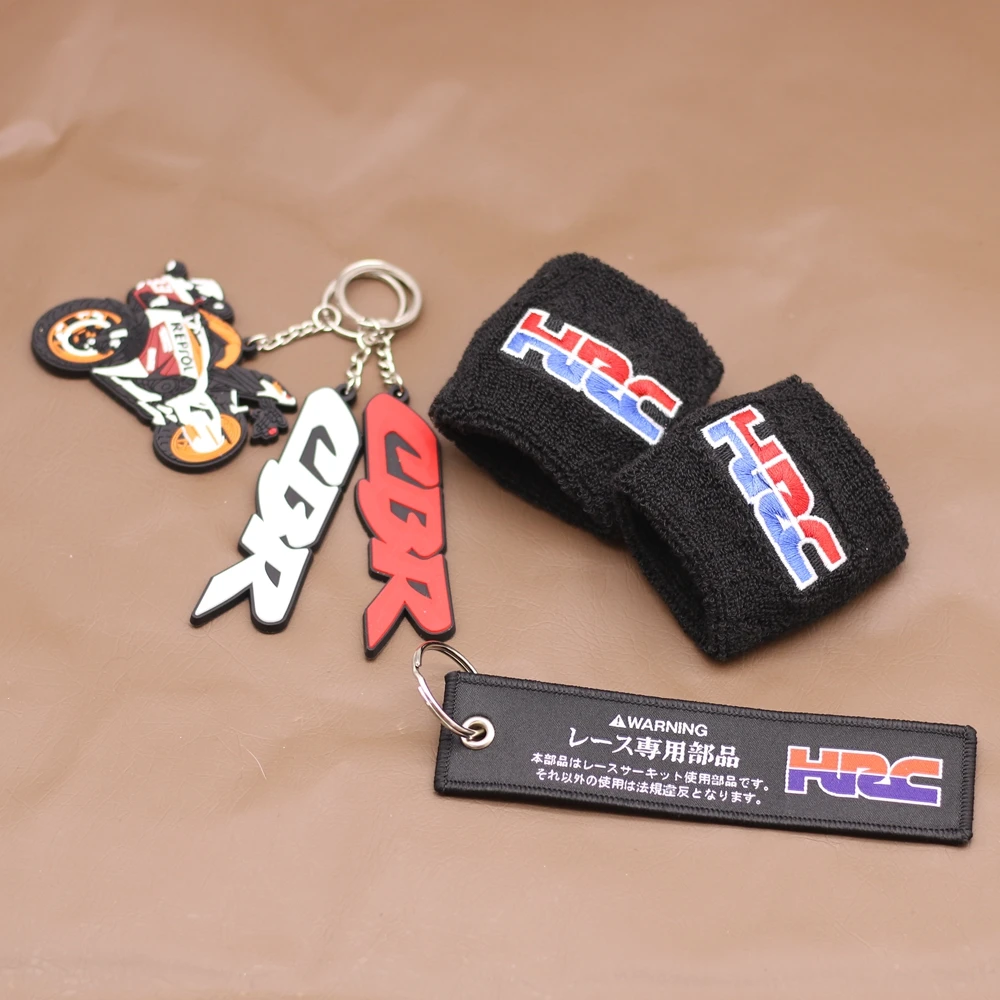 Motorcycle Brake Fluid Reservoir Cover Sock For Honda HRC CB 200 300