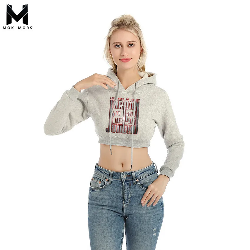 Autumn Women's New Casual Jordan Print Long Sleeve Woman