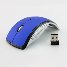 Новинка 2,4 ГГц Складная Беспроводная мышь для ПК ноутбук мини USB 2,4 ГГц Оснастки Трансивер Оптический складной бизнес