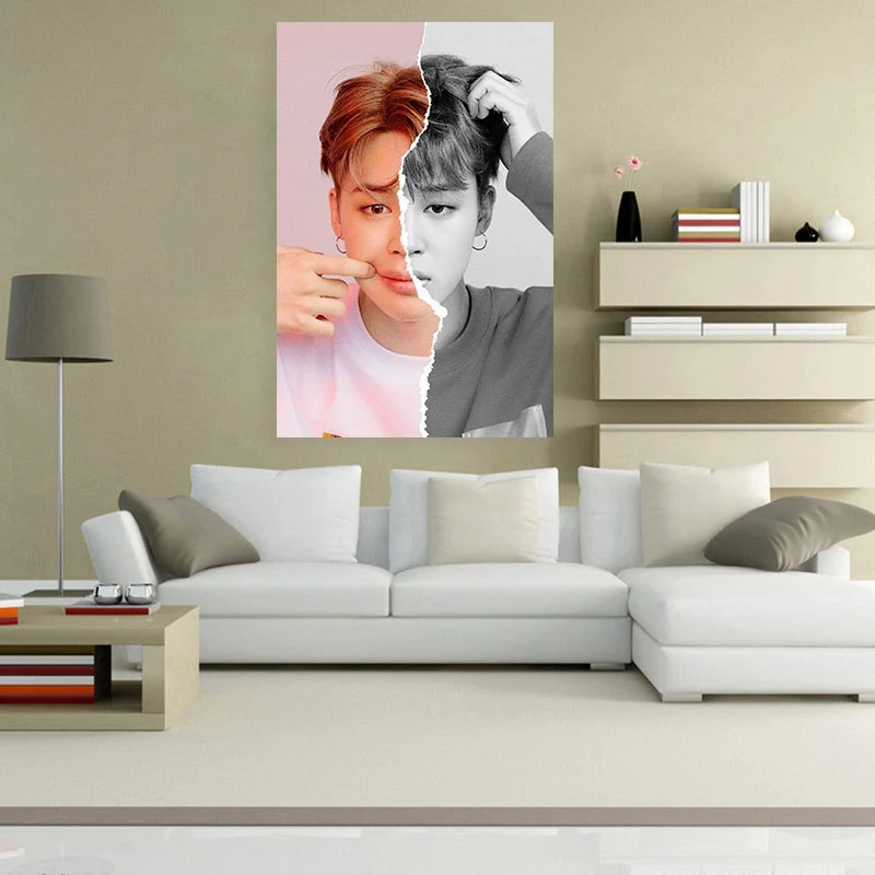 

Fashion BTS Bangtan Boys New Ablum Love Yourself Answer Poster Fans Gift Stationery Set Retro Poster Freeshipping