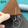 12 ps DIY Lienzo de Cuero de Piel de Herramientas Triangular Aguja De Coser A Mano Craf Tejer Herramientas Accesorios de Costura 7 cm 5.8 cm 4.8 cm Costura ► Foto 3/6