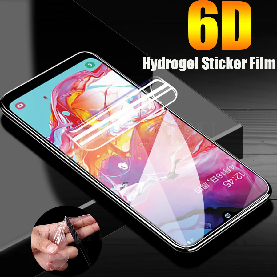 

2Pcs 6D Soft Silicone Hydrogel Screen Protector TPU Clear Film For Samsung Galaxy S10 A50 A70 A80 A90 S10 Plus Note 8 9 M10