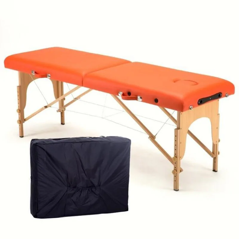 VESCOVO складной красота кровать Профессиональный портативный спа массажные столы складной с сумкой салон мебель деревянный