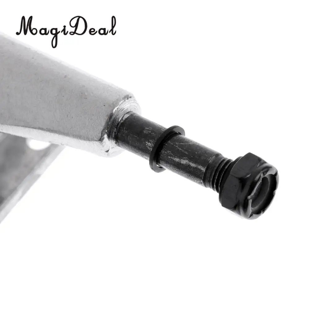 MagiDeal 2Pcs 5' Aluminium Longboard Skateboard Trucks + 10pcs ABEC-7 Bearings + Skateboard Grip Tape