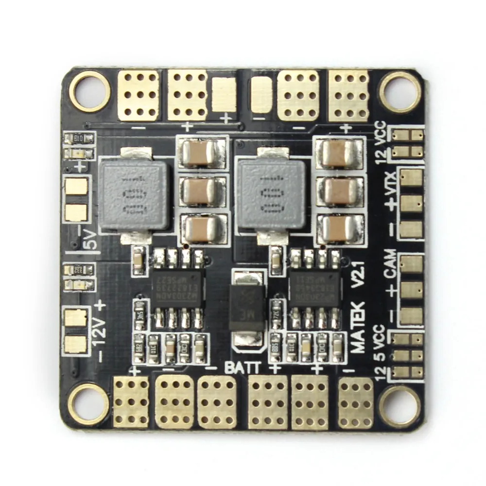 JMT обновление 3A PDB распределительная плата питания с двойным BEC 5V& 12V синхронный выпрямитель мини блок питания для DIY Дрон мультиротор