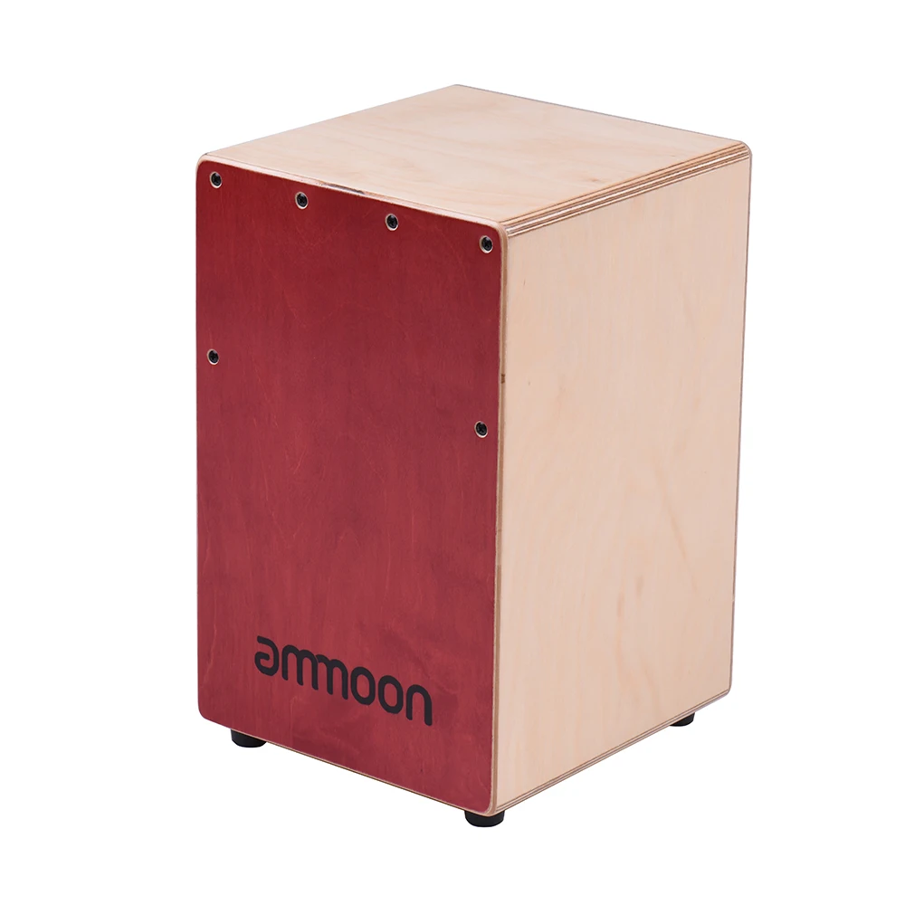 Ammoon деревянный ручной Барабаны cajon коробка Барабаны Для детей persussion инструмент древесины березы с регулируемым строки сумка для переноски