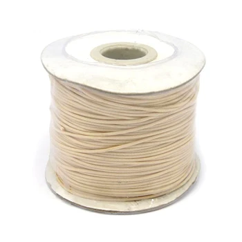 

Pandahall Korea Cotton Wax Cord, Size: about 1mm thick; about 100yards/roll