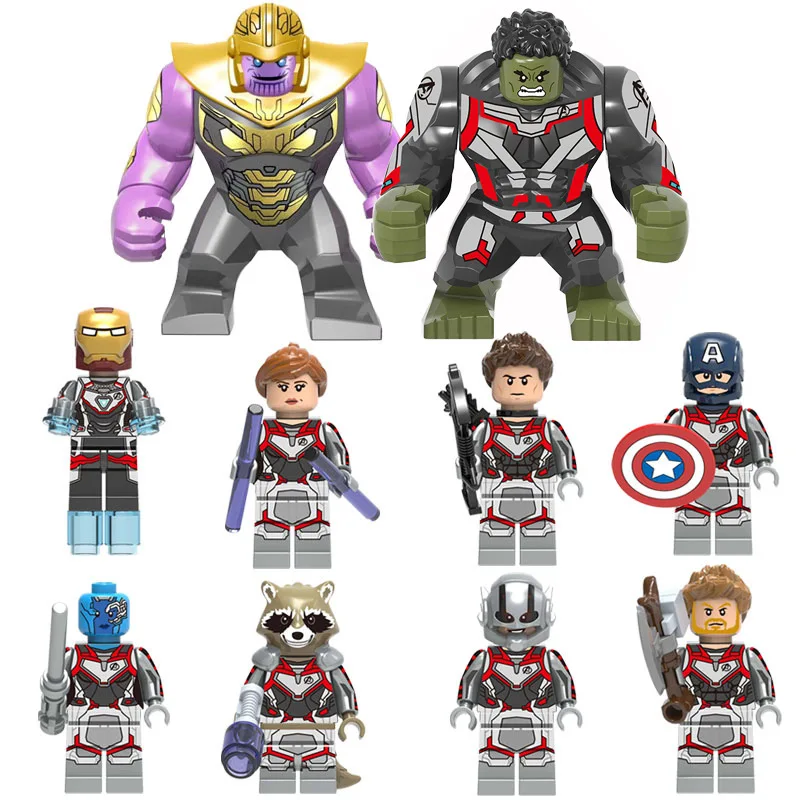 

The Avengers 4 Small Man's New Battle Suit To Defeat The Iron Man American Captain Raytheon Hulk Ants Building Blocks