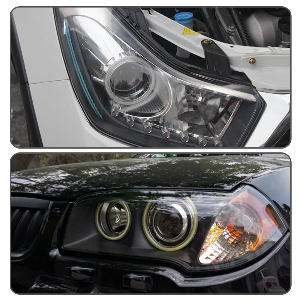 Atreus Автомобильный светодиодный Ангельские глазки для toyota, Opel Honda civic Ford focus 2 Lada аксессуары 60-120 мм авто Halo Кольцо со светильниками 12V