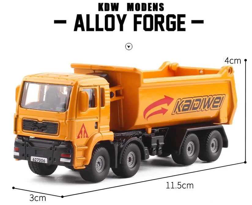  50% discount carshigh simulation engineering vehicle model1: 72 alloy Dump truckmetal castingstoy v