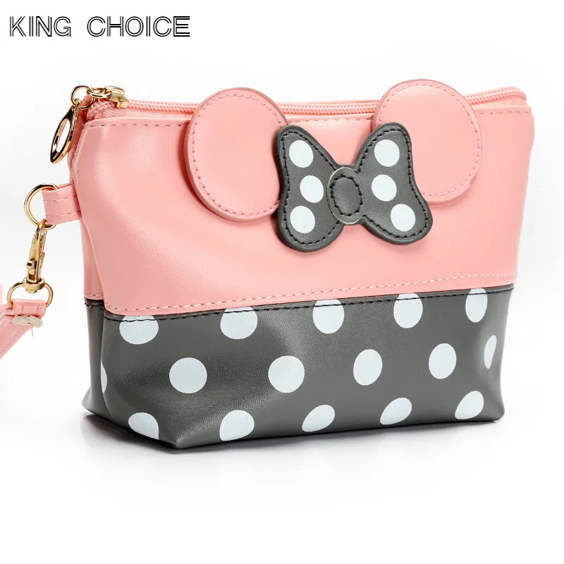 Travel Cosmetic Bag Cartoon Bow Makeup Case Women Zipper Hand Holding Make Up Handbag Organizer Storage Pouch Toiletry Wash Bags Travel Cosmetic Bag Cartoon Bow Makeup Case Women Zipper Hand Holding Make Up Handbag Organizer Storage Pouch Toiletry Wash Bags