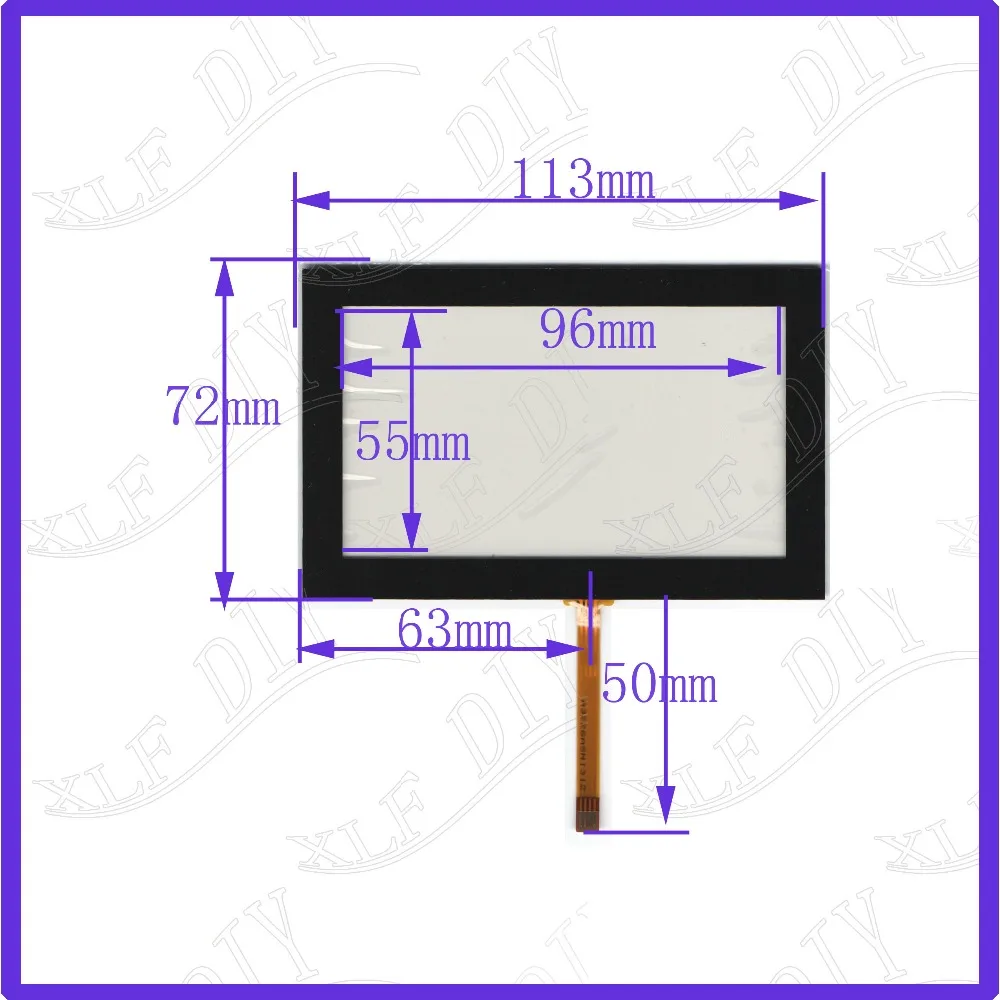 ZhiYuSun A3226 5inch 4 lines Resistance screen 113*72mm touch panel this is compatible 113mm*72mm | Компьютеры и офис