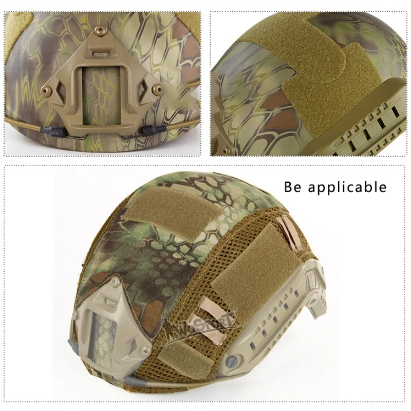 Tactical Military Helmet Covers Camouflage Cover Airsoft Paintball Shooting Helmet Accessory for FAST MH/PJ Helmet New