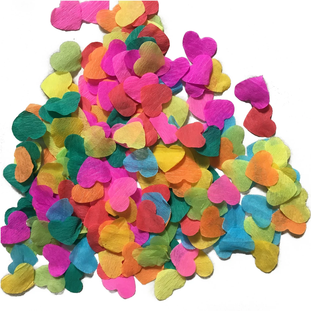 HeartTissuePaperConfettiTableDecorationPartyConfettiToss