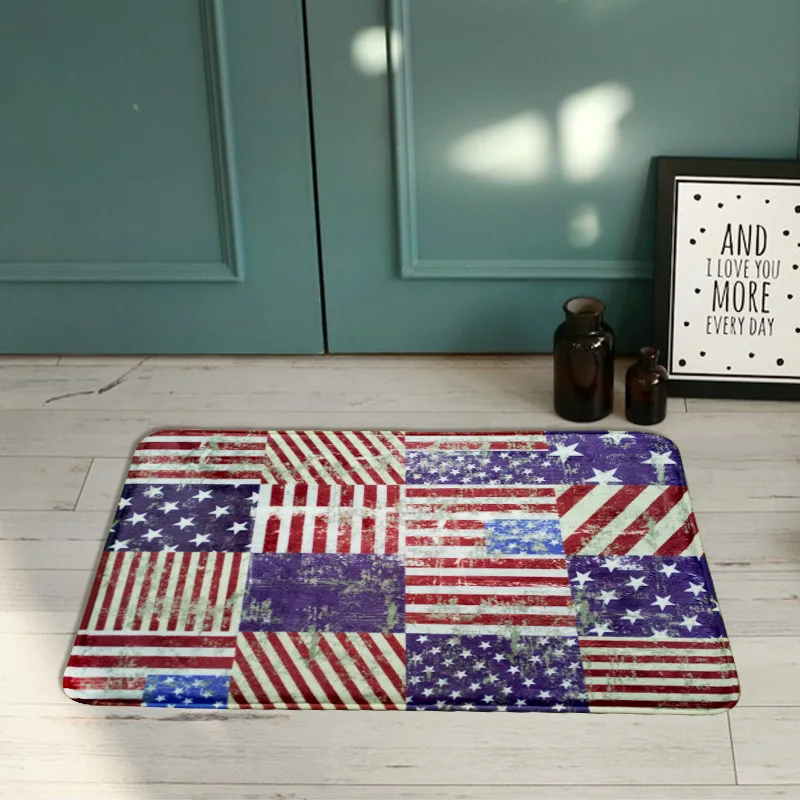 Old School Doormat Printed Flannel Door Mat Home Livingroom Flag Old School Doormat Printed Flannel Door Mat Home Livingroom Flag Pattern Usa Uk Doormats Antislip Kitchen Bedroom Mats Rug In From Garden On
