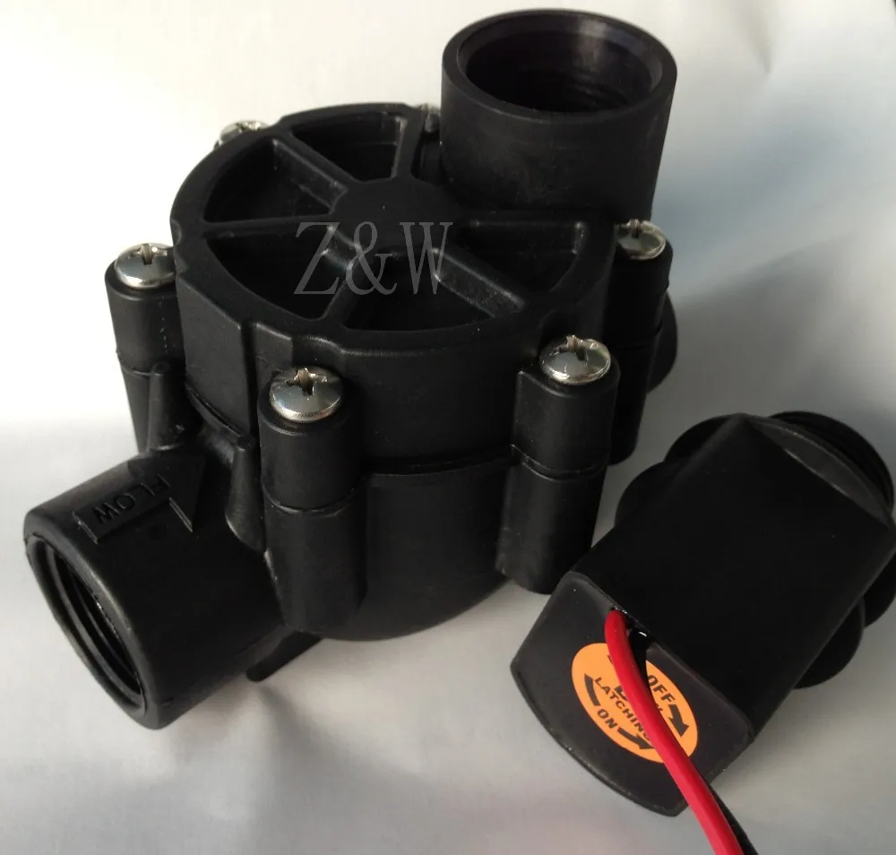 DC9v female Threaded one inch Inline Sprinkler Valve landscape and lawn
