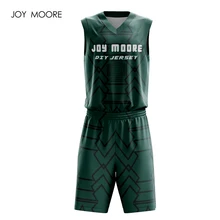 DIY баскетбольные майки набор мужская двусторонняя баскетбольная форма на заказ