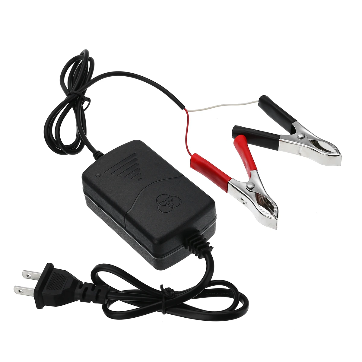 Mayitr 1pc DC 12V 1A Battery Charger Smart Volt Maintainer Trickle With LED Indicator FOR RV Car Truck Motorcycle Mower