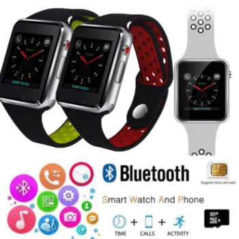 

Men Women Bluetooth Smart Watch SIM Sports Camera For Android iOS Samsung
