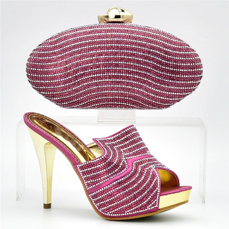 Diamantes Zapatos Imitación Boda Juego sliver La Moda Y Bolsa Zapato fuchsia De Con Conjuntos Nueva purple Italiano gold black A Blue Conjunto Africana Adornado Bolso Ozpwq5x5CP