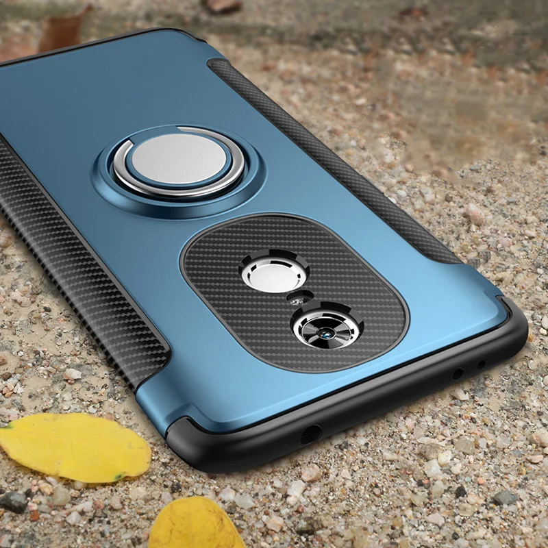 

Shockproof Phone Case For Xiaomi 4x note 4X Hard Back Cover With Magnetic Metal Phone Cases Finger Ring Car Stand Holder SMSNXY