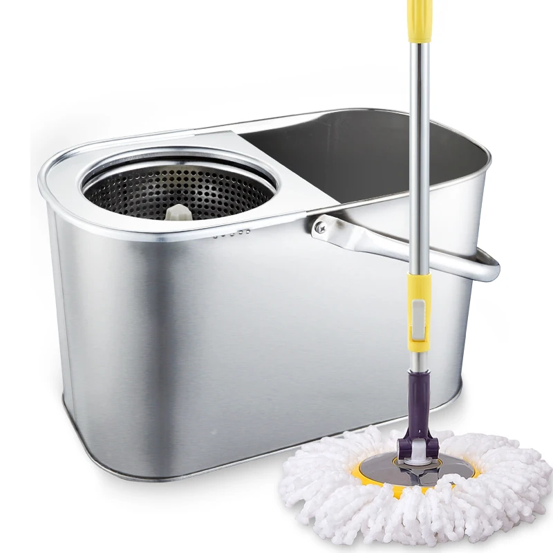 Stainless steel mop bucket rotating mop bucket mop bucket automatic