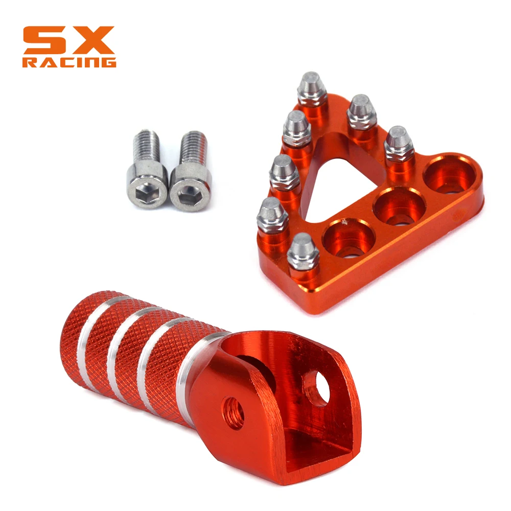 Motorcycle Rear Brake Pedal Step Plate Gear Shifter Lever Tip For KTM