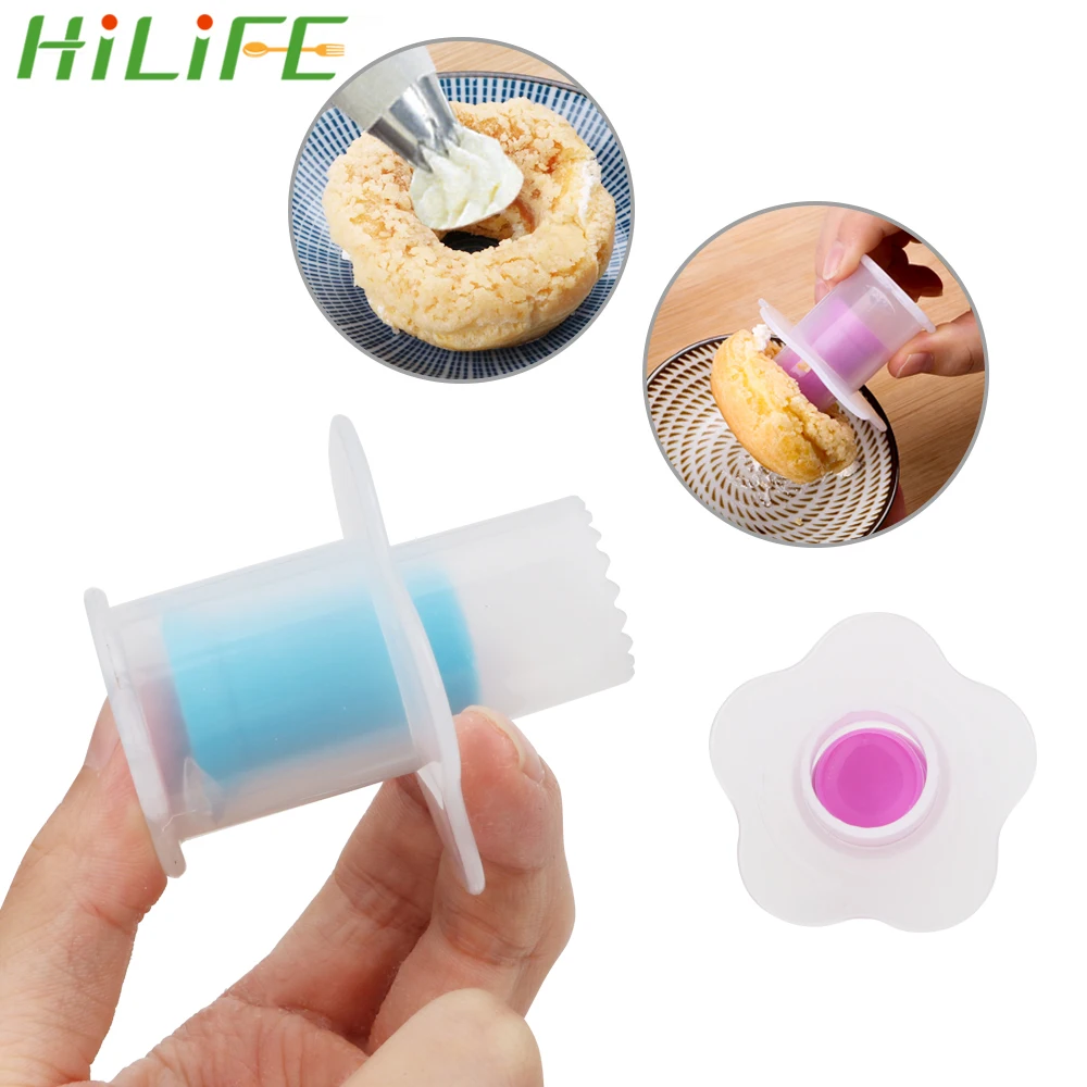 

HILIFE Plunger Cutter Cupcake Corer Tools Cake Digging Holes Device Muffin Cake Pastry Corer Cupcake Bread Decorating